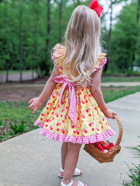 Strawberry Lane Ruffle Dress