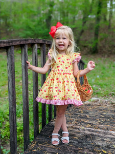 Strawberry Lane Ruffle Dress