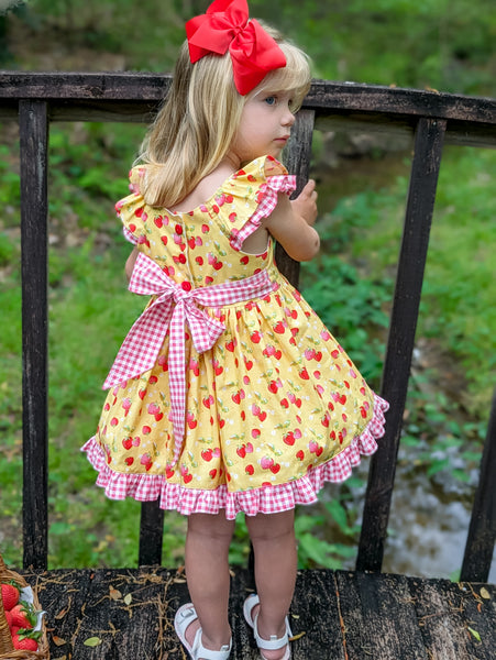 Strawberry Lane Ruffle Dress