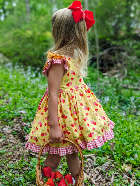 Strawberry Lane Ruffle Dress