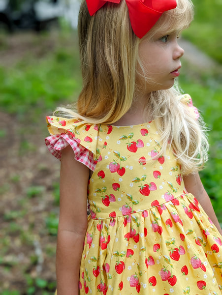 Strawberry Lane Ruffle Dress